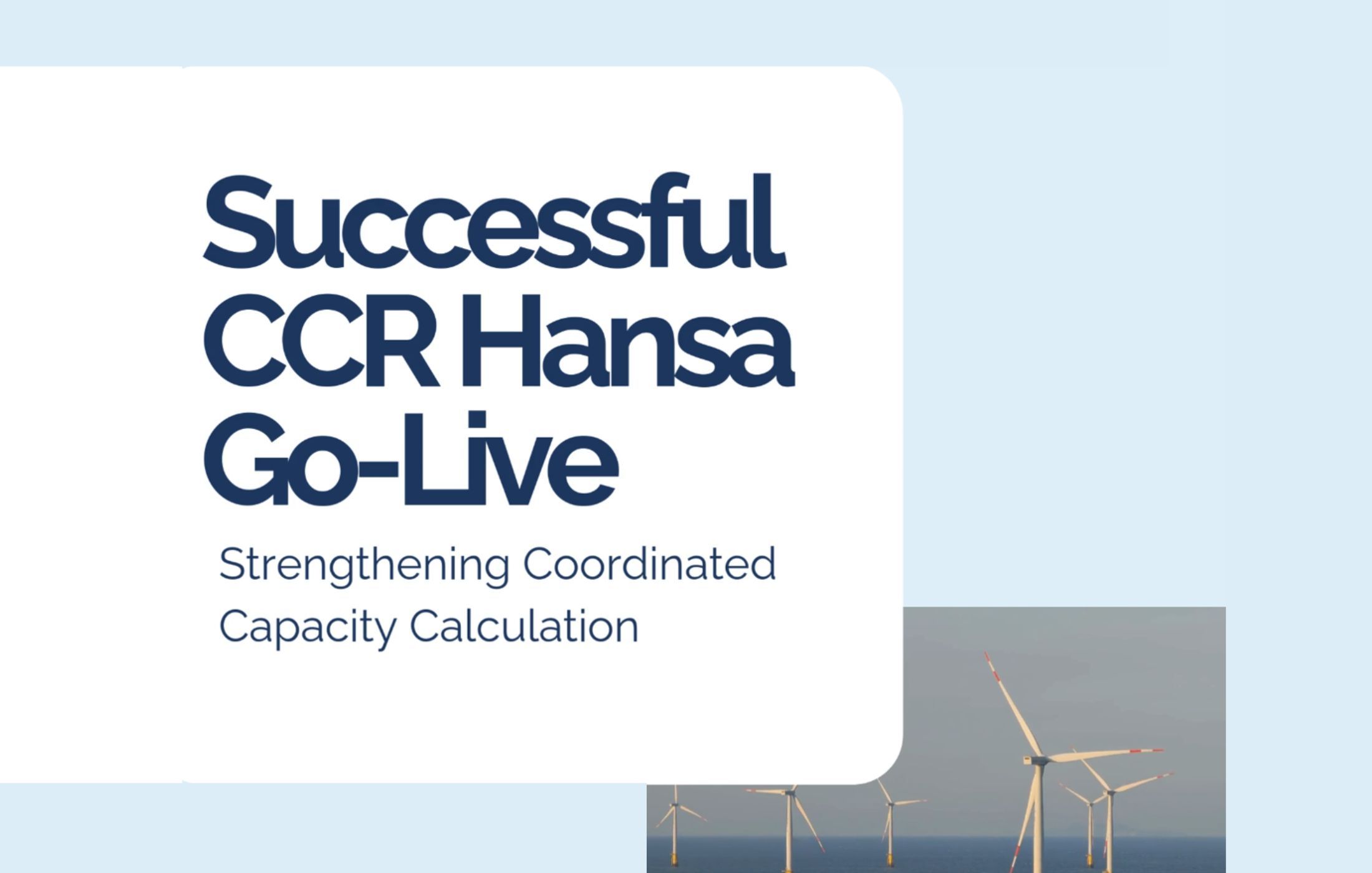 Successful CCR Hansa Go Live