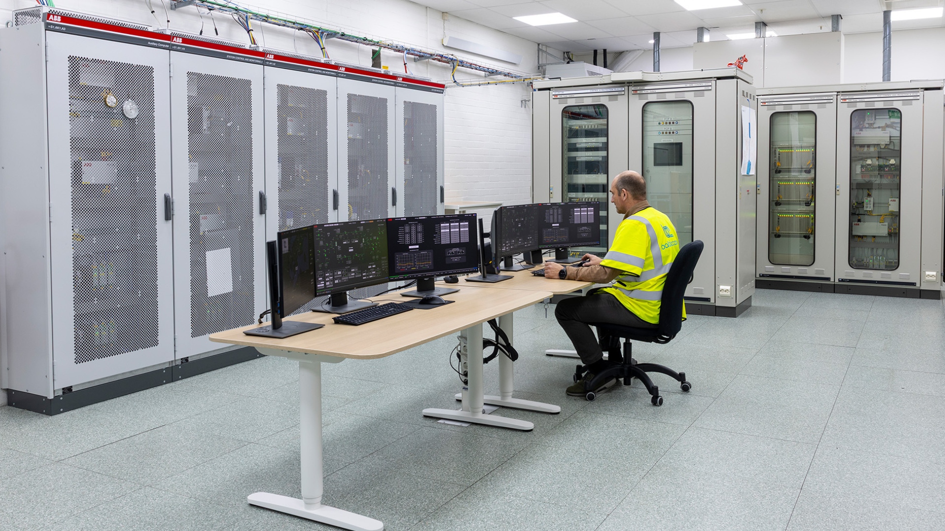 Control Room Working Focus.Background Image 1920X1080